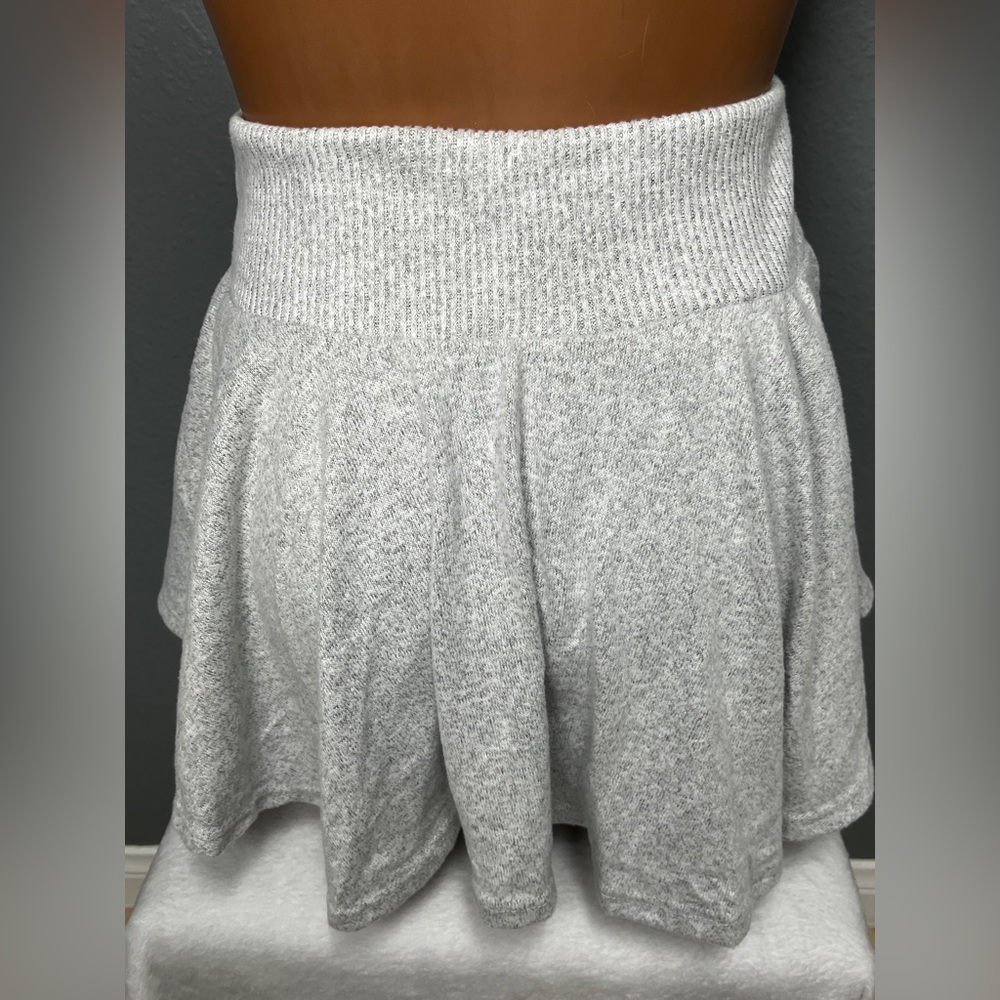 Gray Knit Women's Skort sz M